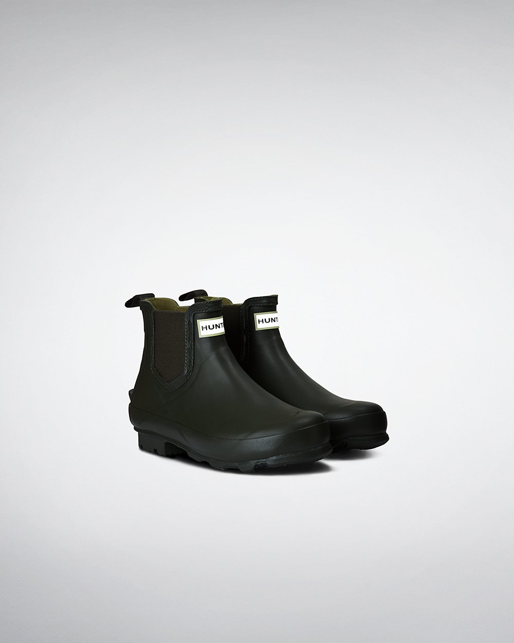 Hunter Norris Chelsea Boots - Online Sale Womens Dark Olive - YXRGOI259